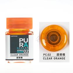 프라모델모형 명망 장인 지역 PURA 투명색 높이 군대의 모범 카모자 피규어 건 유성 페인트 색칠, PC02 투명 오렌지색