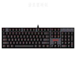 Redragon 레드 Led 백라이트 기계적 게이밍 키보드 알루미늄 패널 Outemu 블, 상세내용참조, 상세내용참조