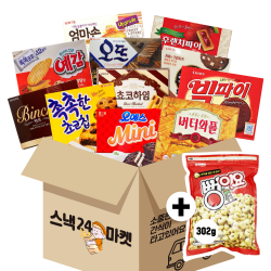 스낵24 사무실 인기과자 대용량 박스과자세트, 1세트, 과자 11p