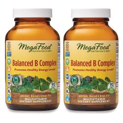 MegaFood 메가푸드 발란스B 비타민B 종합 컴플렉스 90정(병당 약3개월) 호모시스테인, 1mg, 2병