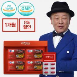 리턴큐 정어리 펩타이드 식약처 인증 혈압조절 면역기능 면역력 혈관확장 혈액순환 혈행개선, 600mg, 1개월분(120정)