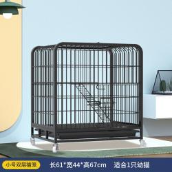 고양이우리가정용 고양이별장 실내 슈퍼빅 자유 공간 3단 빅사이즈 고양이우리 버리다, C04-패키지4패키지3고양이스크래, T01-2단 블랙 크기 614467