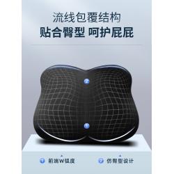 운전석 마방석 통풍 자동차 시트 사계절 GM 방석 작은 키 여성 여름 메인 운전석 시트, 05 블랙-편안하다（168CM以上추천）【키 높이6CM】