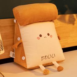 (삼각 쿠션)침대헤드 등받이 쿠션 여름 삼각 베개 침대 쿠션 잠자리 허리 보호대 소파 쿠션 숙소, 억울하다