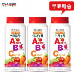 파스퇴르 유기농 야채농장 Abc 190mlx30팩 냉장무료배송 30팩 190ml