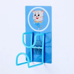 코너선반 무타공 세숫대야 화장실 벽걸이 놓다 세수 거치대 욕실기걸이 기숙사 수납 신기 4837812641, 야옹야옹 3단 두꺼운 I개입 .그다지