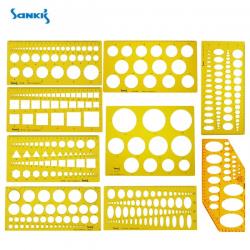산키스 제도용 템플레이트 원형/사각/타원/종합//, 201-종합타원