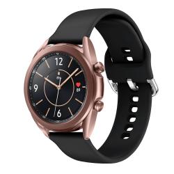 스페이스쉴드 갤럭시 워치3 41mm 베이직 실리콘 밴드 3+1 시계줄 스트랩 스포츠 18color, 워치3 41mm 실리콘 밴드 3+1, S, 블랙