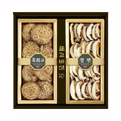 표고아빠 참나무표고버섯 선물세트[행복2호](200g)(부직가방+택배박스), 1세트