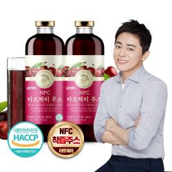 Gnm자연의품격 Gnm 물 넣지 않은 Nfc 타트체리 쥬스 착즙 원액 2병 1000ml