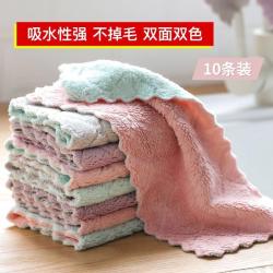 가치가없다 기름 털 빠짐이 없다 걸레 흡수 싱크대 주방 키친 청결 천쇼트 타올 두꺼운 백결포 닦는다 테이블 특이한, 멜란 양면 걸레 1627 색상순 기5