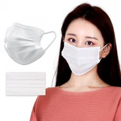 케이에스몰 국내배송 3중필터 일회용 마스크(화이트) 당일발송, 50매