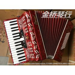 아코디언 앵무새 손풍금 120베이스/베스/BS96베이스 60베이스 프로페셔널 연주, T04-앵무새 60베이스 YW-823(로즈레드)