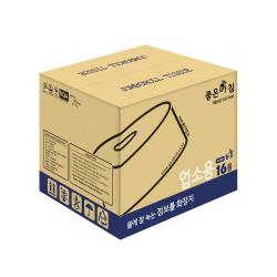 I좋은아침i 물에 잘녹는 점보롤 화장지 2겹 민자업소용_220m 1박스 16롤