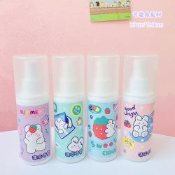 학생 군사 훈련 용품 피서 신기 여름 여름 기온 내리다 더위를 식히다 몸 얼음 스프레이, 귀여운 토끼 시리즈