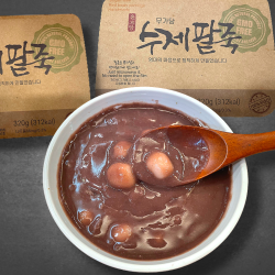 온고당 100% 국내산 무가당 수제 팥죽(320gX4), 수제팥죽1세트