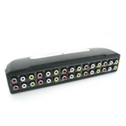Coms 3RCA용 상황실 교육장 9x1 av케이블 분배기