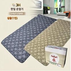 한일온열기 인체감지 전기매트 싱글, 전기매트 싱글 100*195cm/1난방