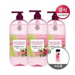 [LG생활건강] 오가니스트 마카다미아크랜베리바디워시900g x3개+특별구성체리바디워시180, 상세 설명 참조