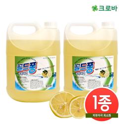 크로바 1+1행사! 무료배송 크로바 주방세제 골드퐁 4lx2개 1종주방세제 2개 4l
