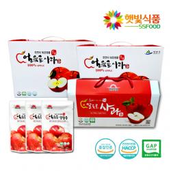 햇빛식품 밀양 얼음골 사과즙, 110ml, 50개