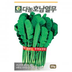 청로메인 상추 씨앗 2000립 - 상추씨앗 상추씨 청치마 쌈채소 야채씨앗 채소씨앗 채소재배 종묘 종자 베란다 텃밭 씨 씨앗, 11_다농_호남 열무(25g)