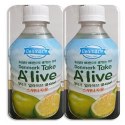 덴마크 테이크얼라이브 쿨스위티자몽 500ml x 24개 한박스 페트 음료 (유산균과 비타민 함유) (무료배송)