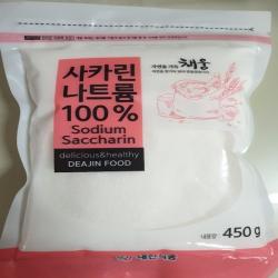 대진식품 사카린나트륨 분말제품 450g 1개