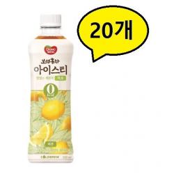 동원 보성홍차 아이스티 제로 레몬, 20개, 500ml