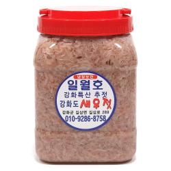  국산100%.msg무 약으로 먹는 잔새우젓. 강화도 추젓 3kg 3kg X 1