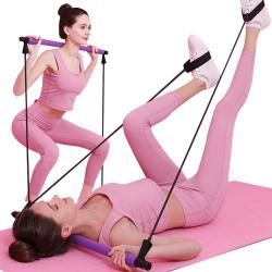 빼다 집에서하는 여자 전신 근력강화 필라테스 런지 웨이트 가정용 실내 홈트레이닝 헬스 운동 기구 용품 도구, 퍼플