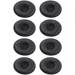 Tvoip 4 Pair Ear Cushions Leatherette Spare Replacement Earpads for Plantronics Supra Plus Encore an, One Color, 상세 설명 참조0