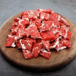 친절정육점 초이스급 소등심 국거리 500g 1개 국거리용 500g 