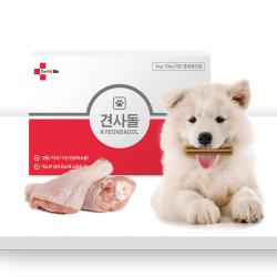견사돌 닭고기맛 1박스 치석제거 잇몸건강 간식 닭고기첨가 껌 강아지 간식 애견 간식, 소형견용,닭고기(14개입)