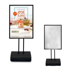 LED 배너 업소용 입구 실외 스탠드 입간판 광고 양면 홍보물거치대 사무용품 ppsi A1(출력물있음), 1개
