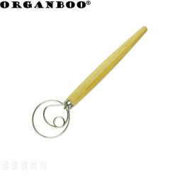 ORGANBOO DIY 빵 반죽을위한 1PC 스테인리스 블렌더 Bakeware 반죽 털기 계