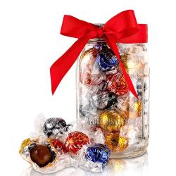 [수입 과자] 달콤한 선물 모듬 초콜릿 송로버섯 32 Oz Glass Mason Jar 와이드 입이 부활절 휴일 생일 감사 동정 기업 선물 또는 남녀를 위한 좋은 바구니, 상세참조, 수량