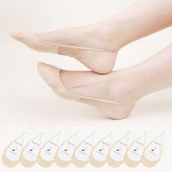 패션파트너 여성용 앞꿈치 끈 면 덧신 10켤레