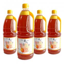 바른팜스 상주 빛깔좋은 감식초 1.8l X 4병 천연 과일 발효 식초
