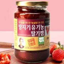 땅지기 유기농 "햇" 딸기잼 1.2kg 600g*2병 600g 2개