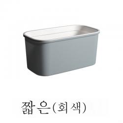 헴펜 벽걸이 심플 휴지통 가정용 주방 벽걸이 벽면 화장실 휴지통 소형 플라스틱짐작하다, 그레이왜소