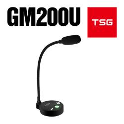 티에스지 고감도 Usb 게이밍 콘덴서 스탠드 마이크 Gm200u