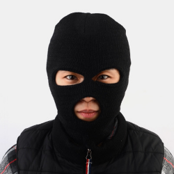 검정 복면 도둑 컨셉 얼굴 모자 가면 스키장 방한모 강도 마스크 스키장