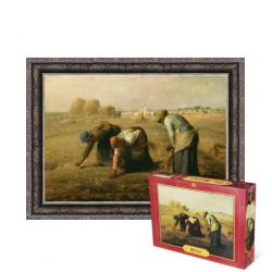 퍼즐피플 직소퍼즐 명화, 이삭줍기 500피스 액자포함(엔틱실버), 500p