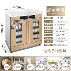 식기건조기 상업용 기 가정용 스탠드형 3개도어 식사준비 그릇수납장 호텔 대합실 스테인레스, 오존, 골드 터치 850 더블 무채