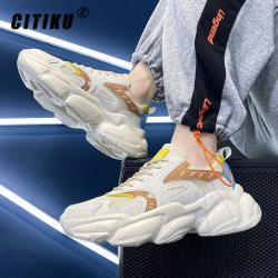 CITIKU남자스니커즈 남성스니커즈 두꺼운 바탕이 높아지다남자신발 공기가 통하다남자키높이운동화 가벼운 운동화 245-270mm