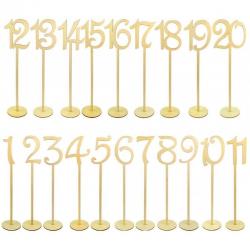 Jmkcoz 20pcs 테이블 번호 파티 홈 데코레이션 빈티지 생일 축하 행사 연회 기념일 장식 자연 목제 케이터링 리셉션:, 단일옵션