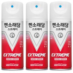 일명제약 멘소래담 스프레이 익스트림 180ml 3개, 단일상품