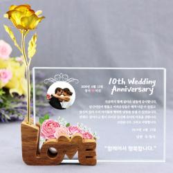 아이상패 LOVE 상패 감사패 프로포즈이벤트 결혼기념일 어버이날 부모님선물, ◆기념패 LOVE-06(금장미증정)◆