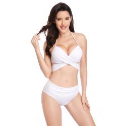 Mar.01 254번 수영복 여선녀범 비키니 노출 3부형 가슴강렬 기폭제 ins 풍포 모아온천Z, 스 몰 사이즈 오 / XS., 흰색